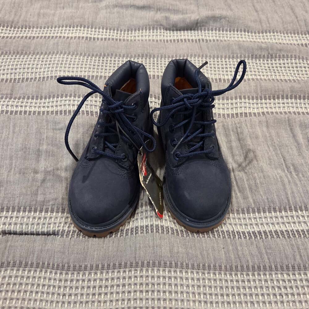 Timberland Kids 6 Premium Waterproof Boots Navy Blue Toddler Size 6
